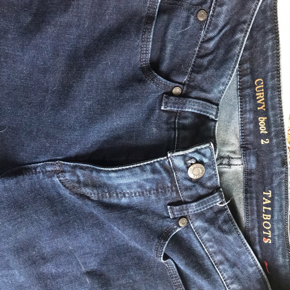 Jeans, curvy bootcut, Talbots